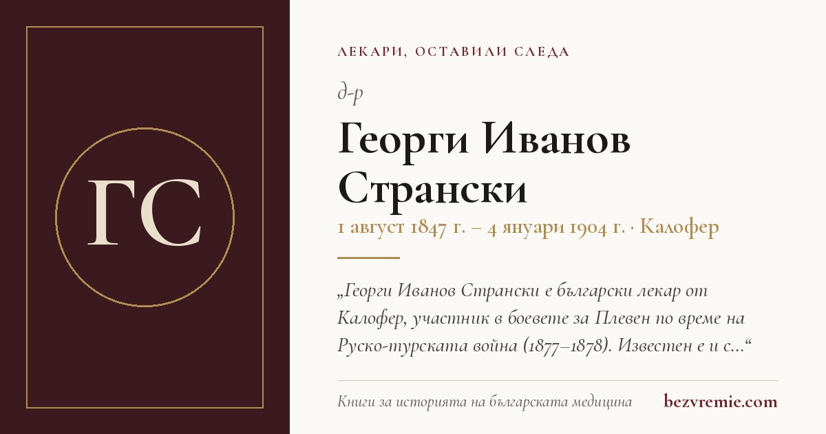Карта за споделяне: д-р Георги Иванов Странски