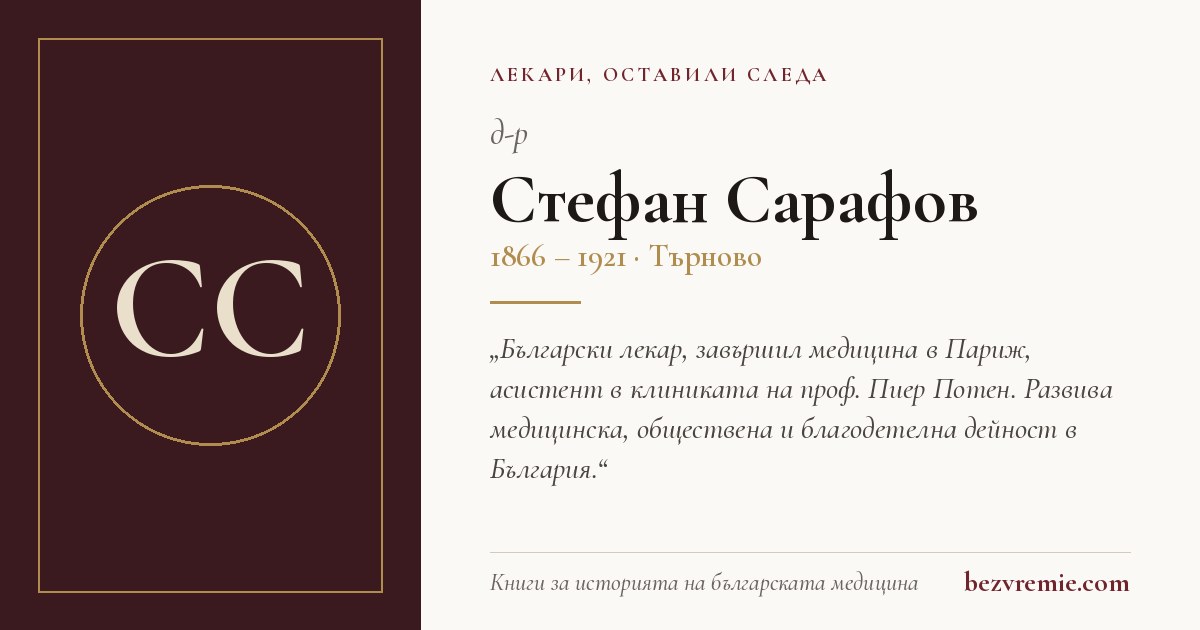 Карта за споделяне: д-р Стефан Сарафов